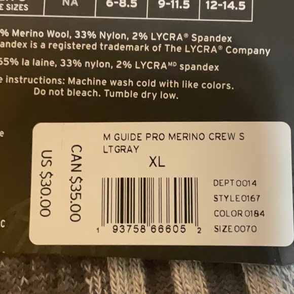 🆕 Guide pro Merino wool socks - Picture 2 of 2